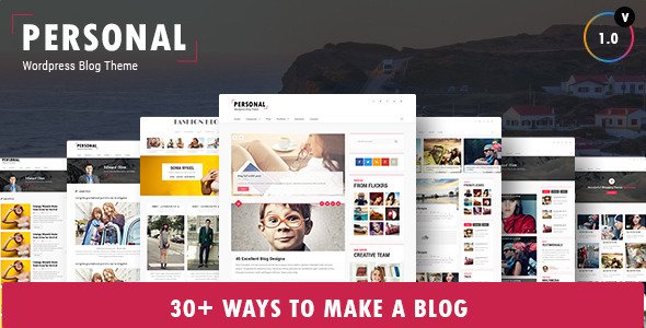 Personal Blog WordPress Theme